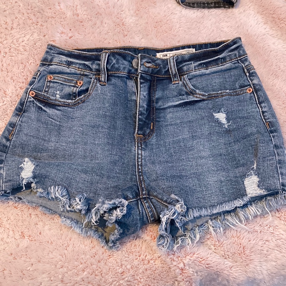 Fashion nova jean shorts